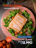 Porción Salmón Premium con piel 200-300 grs. 1kg