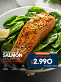 Porción de Salmón Ahumado en Caliente Caju Latitude 45 113grs