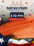 Filete Salmón Sin Piel Select Premium 1-2 LB - 1 unidad