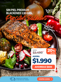 Porción Salmón Premium sin piel Blackened 130 grs. - 1 Unidad