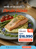 Porción Salmón Premium sin piel 180-220 grs. 1 Kg