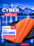 Filete Salmón Sin Piel Select Premium 1-2 LB - 1 unidad