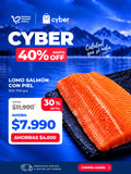 Trozo Salmón Premium con piel 500-700g