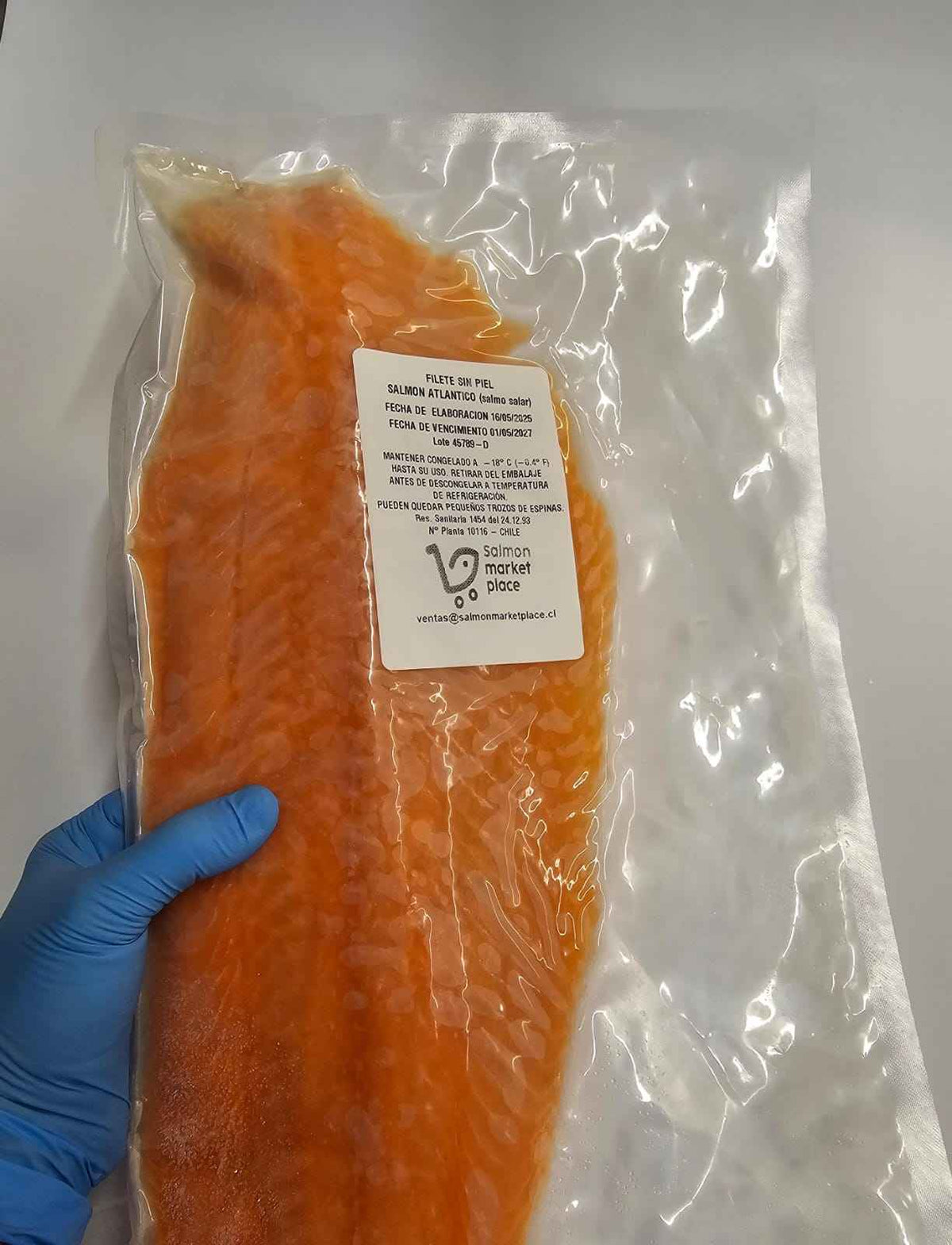Filete Salmón Atlántico Sin Piel TE Premium Select 1-2lbs 1.5 kgs