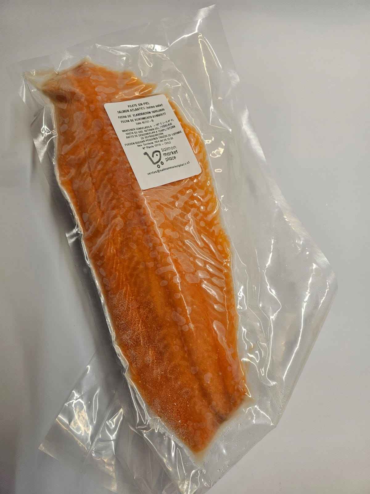 Filete Salmón Atlántico Sin Piel TE Premium Select 1-2lbs 1.5 kgs