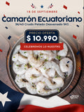 Camarón Ecuatoriano Vannamei 36/40 Crudo Pelado Desvenado 1K