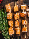 Cubos perfectos de Salmón sin piel 600g.