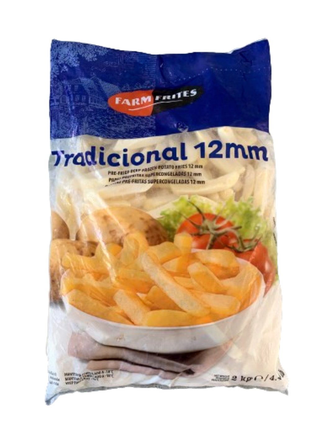 Papas Holandesas Prefritas 12MM Farm Frites 2KG