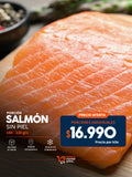 Porción Salmón Premium sin piel 180-220 grs. 1 Kg