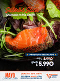 Slice Salmón Ahumado en Frio 200 grs.