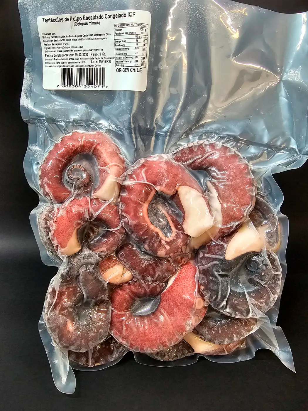 Tentáculos de pulpo 1Kg