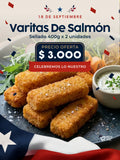 Varitas de Salmón 400 grs. x 2